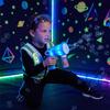 7 Inch Neon 20 Hole Bubble Phaser  Includes Batteries and Soap - 1 Count view 4