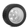 1/14 RC On-Road Drift Wheel Tires 2.36in OD Tamiya M-Chassis Tread Tyres w/Foam 12mm Hex Fit for Tamiya M08/05/06 MF-01X 1/14 Hyper 14303 14304 14210 (White 2) view 4