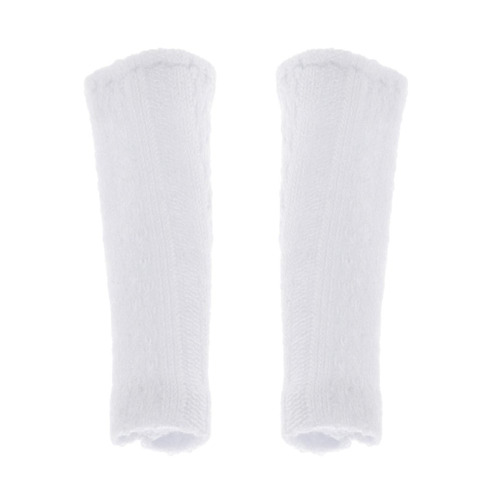 1/12 Scale Female Action Figure Socks Stockings Doll Clothes Dress up Stylish Miniature Clothing Long Socks Leg Warmers, White