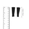 1/12 Scale Female Action Figure Socks Stockings Doll Clothes Dress up Stylish Miniature Clothing Long Socks Leg Warmers, Black view 3