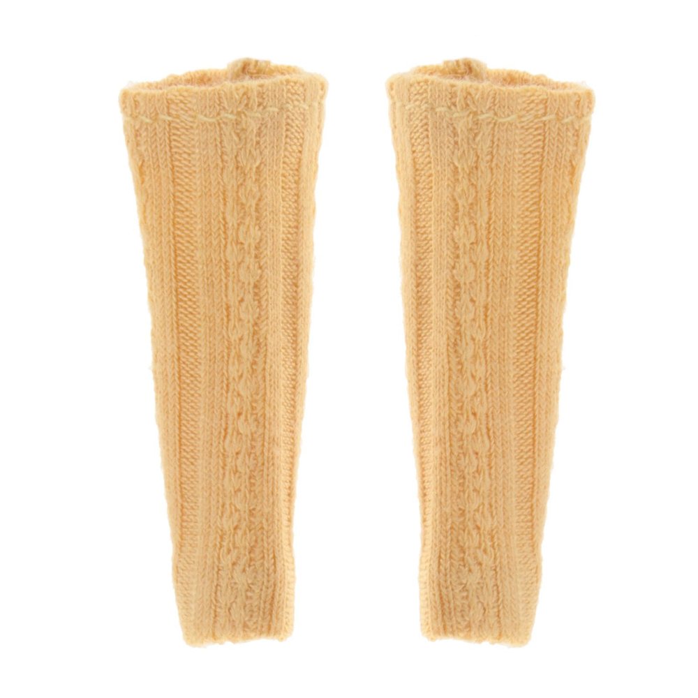 1/12 Scale Female Action Figure Socks Stockings Doll Clothes Dress up Stylish Miniature Clothing Long Socks Leg Warmers, Yellow