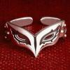 bonhams Persona 5 P5 Joker Persona Anime Ring S925 Sterling Silver Adjustable Rings Cosplay Jewelry Props Doujin Fan Gifts for Men and Women view 2