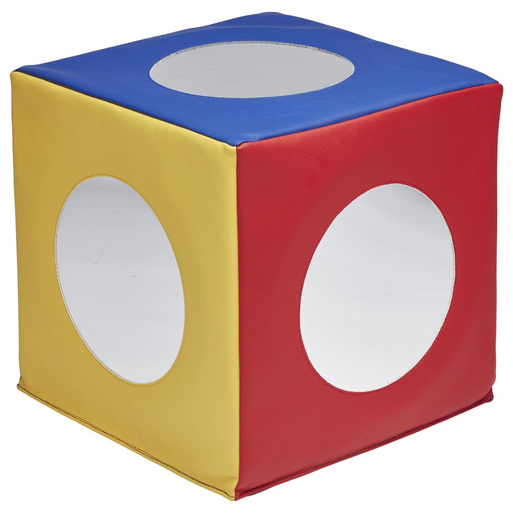 Back2School Express Peek 'n' See Sensory Activity Mirror Cube, Baby Essentials, Assorted