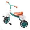Pilipane Kids Tricycles Toddler Trike with Music Light EVA Wheels Adjustable Frame for Boys Girls Ages 1 6 Spacious Storage Basket High Carbon Steel PP Material Green view 2