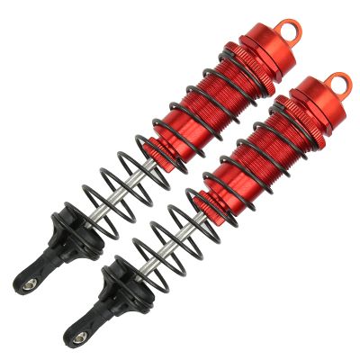 Domary RC 140mm Oil Filled Adjustable Damper SLASH 2WD RC Car Upgrade Parts (Red)