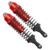 Domary 2Pcs 115mm RC Metal SLASH 2WD Upgrade Parts (Red) view 2