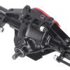 Aluminum Alloy Steel Axle Upgrade Parts Accessory Fit for SCX10 1/10 RC Car Model Front Rear Axle RC Car Axle Black Red Color Durable Off Road Performance (Backbridge) view 4