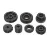 7pcs Transmission Gear Set for Y4102PRO YK4081PRO 1:10 RC Car, Hardd Steel Gearbox Gear Replacement Parts, Black Oxidized Laser Etched Gears, Durable C Work Hardd view 1