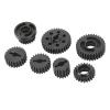 7pcs Transmission Gear Set for Y4102PRO YK4081PRO 1:10 RC Car, Hardd Steel Gearbox Gear Replacement Parts, Black Oxidized Laser Etched Gears, Durable C Work Hardd view 2