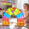 48pcs Magnetic Tiles Diamond Series - Premium Metal Tin Box Storage Gift Set - 3D STEM Building Blocks for Kids Toddlers 3+ - Strong Magnets, Compatible with Major Brands, Travel Friendly Case view 4