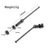For Jlb For Racing For Cheetah 11101 21101 J3 Speed Ea1061 1/10 Rc Car Accessories Kit 2pcs Metal Drive Shaft Cvd RC Car Transmission Shaft view 3