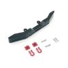 RC Accessories For WPL B14 B36 Q60 Q61 4WD 6WD 1/16 RC Car Metal Front Bumper With Tow Hook Military Truck Upgrade Parts Accessories(Black) view 1