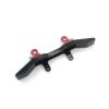 RC Accessories For WPL B14 B36 Q60 Q61 4WD 6WD 1/16 RC Car Metal Front Bumper With Tow Hook Military Truck Upgrade Parts Accessories(Black) view 3