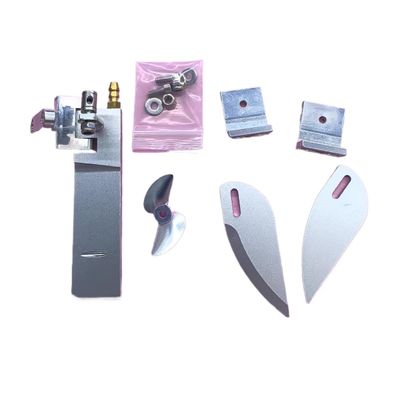 Aluminum Upgrade Kit, Steering Tail Rudder + Rudders/Water Jets + Propeller, Compatible with WL916 RC Speedboat