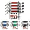 For Arrma 3s For Senton For Granite For Vorteks Old Big For Rock V2 1/10 Rc Car Upgrade Parts 4pcs Metal Front And Rear Drive Shaft RC Car Transmission Shaft(Red) view 2
