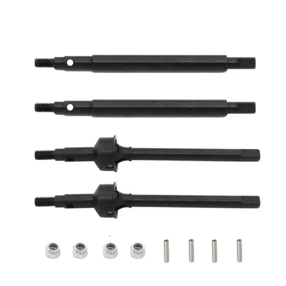 For Traxxas For TRX-4M 1/18 RC Crawler Car Upgrade Parts A28M-Metal Front And Rear Drive Shaft CVD Driveshaft RC Car Transmission Shaft