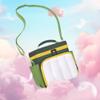LoDrid Carrying Case Compatible with Little Tikes Story Dream Machine Books Starter Set, Lightweight Fluffy Travel Storage Bag with Multiple Pockets for Projector, Storybook/Character, Green, Bag Only view 4