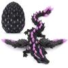 3D Printed Dragon with Wings Glow in The Dark, Dragon Eggs with Dragon Inside, Flexible Articulated Fidget Toy, Easter Mythical Pieces, Cool Luminous Desk Decor Gift for Kids & Adults view 1