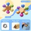 ATESSON Metal Fidget Spinner for Adults and Kids with High-Speed Stainless Steel Bearing Silent Rotation for 3-5 Min Fidget Toys for Stress Relief Anxiety ADHD Autism Boredom for Gifts Party Favors view 2