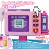 Lehoo Castle Doctor Kit for Toddlers 3-5 Pink, Gifts for Girls 2-4 Years Old, Kids Doctors Play Set, Mobile Cart with Lights and Sound, Toys for Girls 3+ 4 5 Years Old, Christmas view 2