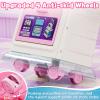 Lehoo Castle Doctor Kit for Toddlers 3-5 Pink, Gifts for Girls 2-4 Years Old, Kids Doctors Play Set, Mobile Cart with Lights and Sound, Toys for Girls 3+ 4 5 Years Old, Christmas view 4