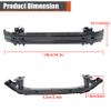 Black Front Bumper Reinforcement Impact Bar Single Hole Replacement for Crosstrek 2024 57711FN05A9P view 4