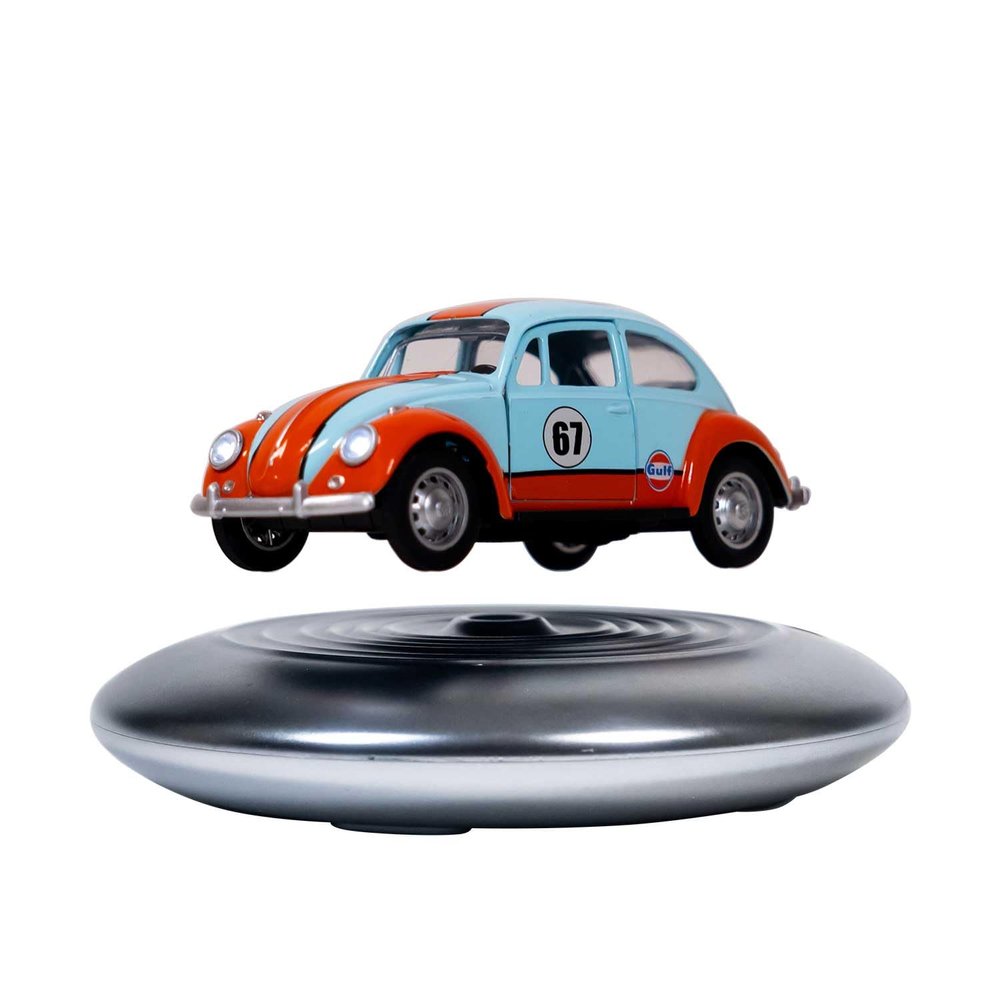 CENTRALEV Magnetic Levitation Volkswagen Beetle Car 1:36 Model, 360 Rotating Floating with LED Lights, Gift for Men Boys Tech Lovers Car Collectors, Desk Decor for Valentines Christmas
