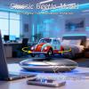 CENTRALEV Magnetic Levitation Volkswagen Beetle Car 1:36 Model, 360 Rotating Floating with LED Lights, Gift for Men Boys Tech Lovers Car Collectors, Desk Decor for Valentines Christmas view 3