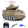 wheelfun 1/16 Tongde Remote Control Tank M2412-A M113A1 MRV Infrared Barrel Recoil Fire Flashing 320 Turret Rotation Metal Drive Gearbox Hobby Grade Model for Adult Hobby view 2