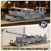BAOMAHORSE Military Building Sets,Create a 1/72 Scale WW2 German Heavy Gustav Dora Cannon Toy,3846 Pieces Railway Gun Building Blocks,Collectible Gift for Military Enthusiasts and Adults 10005 view 3