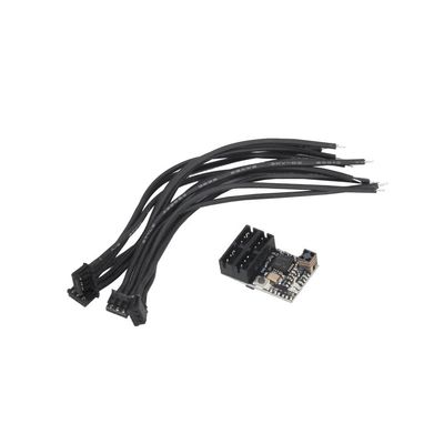 2.4GHz FH3/FH4 4CH Receiver, Micro Size with Failsafe, for M17 M12S MT4S Radio RC Racing Drift Car(Tower ANT Mini Rx)