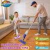 ILAVCLEAN 2 Set Toy Mop for Kids - Toddler Real Spray Flat Floor Mop Montessori Cleaning Toy Set, Educational and Fun Gifts for Boys and Girls Ages 4+ view 4