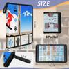 Cmizedevise Winter Skiing 9 Pocket Trading Card Binder, Snowboards Ski Card Binder Holder Fits 900 Cards With 50 Sleeves, Portable Collection Card Ablum for TCG, Sports Cards view 3
