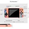 Retro Handheld Game Console, 3.5-inch HD Screen, 800 Classic Games, Single Player or 2-Person Game Mode, GameboyRetro Gaming ConsoleGrey/Pink (Pink) view 3