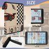Cmizedevise Racing Car 9 Pocket Trading Card Binder, Sports Themed Card Binder Holder Fits 900 Cards With 50 Sleeves, Portable Collection Card Ablum for TCG, Sports Cards view 3