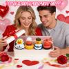 12 PCS Thanksgiving Rubber Ducks Bulk Set with 12 Thank You Cards & Bands, Fall Rubber Ducks, Multi-Use Bath Toys and Party Favors for Kids, Ideal for Children view 3
