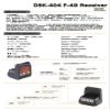 F-4G 2.4GHz 4CH Receiver, Super Response Failsafe Micro Receiver for 10PX Transmitter, High Speed Compatible for RC Car(Tower ANT Mini Rx) view 2