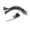 2.4GHz FH3/FH4 4CH Receiver, Micro Size with Failsafe, for M17 M12S MT4S Radio RC Racing Drift Car(Short ANT Mini Rx) view 1