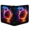Cmizedevise Basketball 9 Pocket Trading Card Binder, Colorful Flame Theme Card Binder Holder Fits 900 Cards With 50 Sleeves, Portable Collection Card Ablum for TCG, Sports Cards view 4