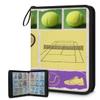 Cmizedevise Tennis Sports Theme 9 Pocket Trading Card Binder, Card Binder Holder Fits 900 Cards With 50 Sleeves, Portable Collection Card Ablum for TCG, Sports Cards view 1