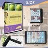 Cmizedevise Tennis Sports Theme 9 Pocket Trading Card Binder, Card Binder Holder Fits 900 Cards With 50 Sleeves, Portable Collection Card Ablum for TCG, Sports Cards view 3