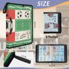 Cmizedevise Football 9 Pocket Trading Card Binder, Soccer Ball Sports Card Binder Holder Fits 900 Cards With 50 Sleeves, Portable Collection Card Ablum for TCG, Sports Cards view 3