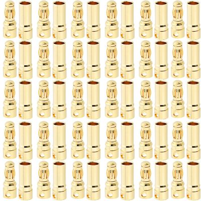 KEAcvise 30 Pairs 3.5mm Banana Plug Bullet connectors for rc car Batteries - Gold Plated Male Female esc Motor Wire Replacement