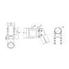 1PC CNC Aluminum Alloy Tripod Fixed Seat Landing Gear D22mm Carbon Tube Clip Pipe Connection Clamp DIY for RC RC Multi-Rotor UAV view 3
