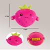 Baby Musical Sensory Toy,nteractive Musical Plush Toy with SoundsSensory Activity Learning Educational Kid Toy,Fun Christmas and Birthday Gifts Suitable for Multiplayer interaction (pink strawberry) view 3