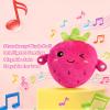 Baby Musical Sensory Toy,nteractive Musical Plush Toy with SoundsSensory Activity Learning Educational Kid Toy,Fun Christmas and Birthday Gifts Suitable for Multiplayer interaction (pink strawberry) view 4