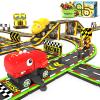 32 PCS Magnetic Tiles Dinosaur Racing Car Set, Magnetic Building Blocks for Boys & Girls Magnetic Tiles Construction Toys for Kids Ages 3+ view 1