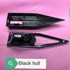 Hull, Upper and Lower Parts, Compatible with TX727 RC Jet Boat(Black) view 2