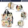 Emelivor Food Eggs Coffee Diaper Bag Backpack Long Sleeve Womens Night Gown Sleep Shirts Sleepwear for Boy Girl Adult Women view 2