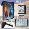 Cmizedevise Headphone 9 Pocket Trading Card Binder, Card Binder Holder Fits 900 Cards With 50 Sleeves, Portable Collection Card Ablum for TCG, Sports Cards view 3